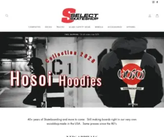 Selectskateshop.com(Select Skate Shop) Screenshot