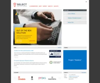 Selectsolutions.net(Online shop development) Screenshot