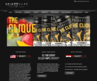 Selectvapeliquids.com(Premium E) Screenshot