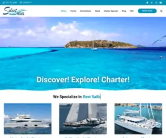 Selectyachts.com(Luxury Yacht Charters) Screenshot