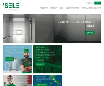 Selelift.com(Ascensori, scale mobili e montacarichi Made in Italy) Screenshot