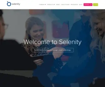 Selenity.com(Fast, Innovative Cloud Software for Businesses) Screenshot