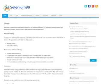 Selenium99.com(Java and Automation) Screenshot