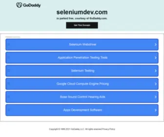 Seleniumdev.com(seleniumdev) Screenshot