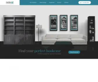 Seleqt.com(Find your perfect bookcase) Screenshot