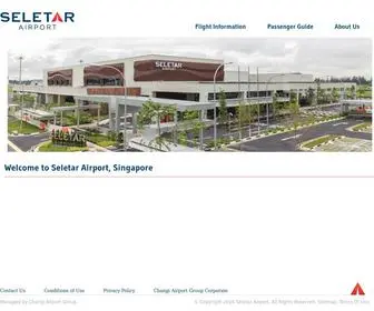 Seletarairport.com(Seletar Airport) Screenshot