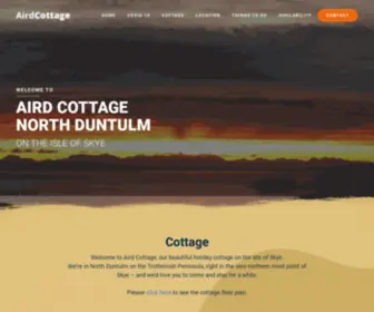 Self-Catering-Duntulm-Trotternish.co.uk(Aird Cottage Aird Cottage) Screenshot