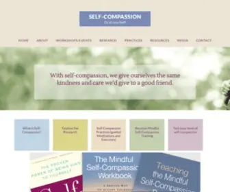 Self-Compassion.org(This website) Screenshot