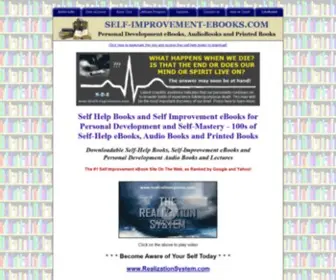 Self-Improvement-Ebooks.com(Self Help Books & Self Improvement eBooks for Personal Development) Screenshot