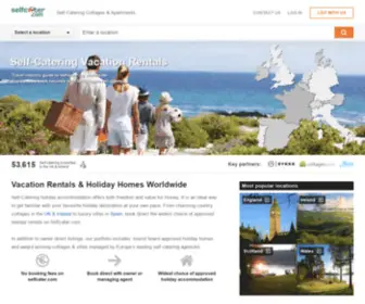 Selfcatering.travel(Self-Catering Vacation Rentals Worldwide) Screenshot