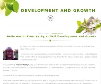 Selfdevelopmentandgrowth.com(Self Development and Growth Blog) Screenshot
