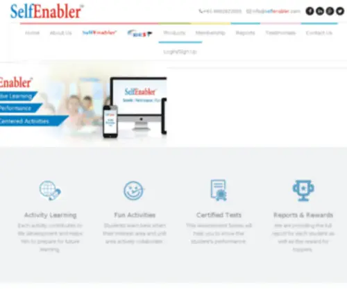 Selfenabler.com(E-Learning for CBSE, ICSE, K10, K12) Screenshot