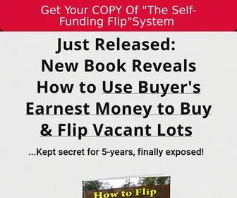 Selffundingflip.com(John Alexander How to Flip Vacant Lot Book Self) Screenshot