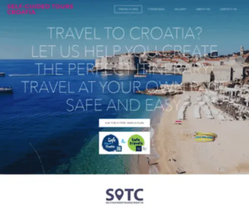 Selfguidedtourscroatia.com(SELF-GUIDED TOURS CROATIA) Screenshot