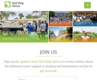 Selfhelpafrica.org(Self Help Africa UK & Worldwide) Screenshot