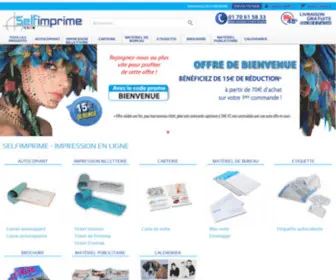 Selfimprime.fr(Imprimerie bon marché) Screenshot