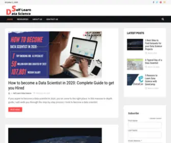 Selflearndatascience.com(selflearndatascience) Screenshot