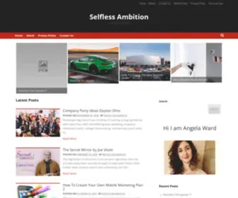 Selfless-Ambition.com(A Life & Style Blog) Screenshot