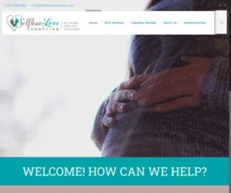 Selflessloveadoption.com(Building Families Together Through Adoption) Screenshot