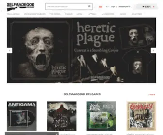 Selfmadegod-Store.com(Selfmadegod Records) Screenshot