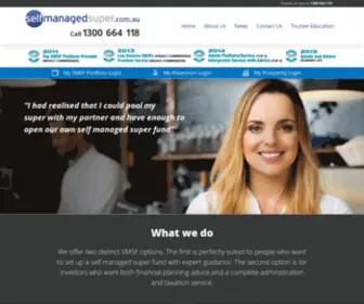 Selfmanagedsuper.com.au(The Leading Self Managed Super Fund Administrator) Screenshot