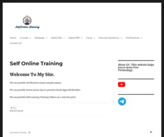 Selfonlinetraining.com(Self Free Learning) Screenshot