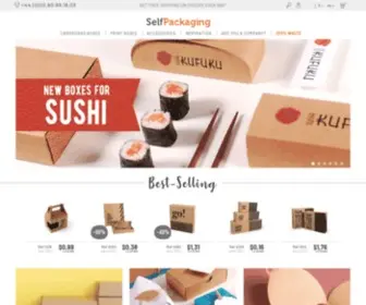 Selfpackaging.com(Packaging Boxes and Gift Boxes) Screenshot