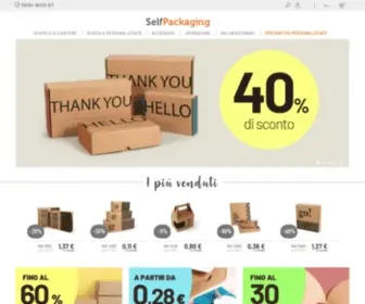 Selfpackaging.it(SelfPackaging, scatoline stracarine) Screenshot