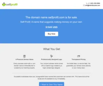 Selfprofit.com(Purchase today. Starter logo inc) Screenshot