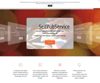 Selfpubservice.de(Start) Screenshot