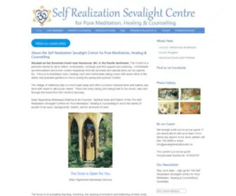 Selfrealizationcentrecanada.com(Personal and Silent Retreat Centre on the Sunshine Coast) Screenshot