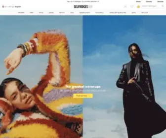 Selfridges.co.uk(Designer Fashion) Screenshot