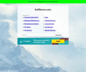 Selfserve.com(Selfserve) Screenshot