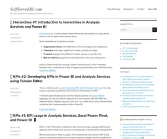 Selfservedbi.com(Selfservedbi) Screenshot