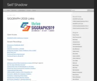 Selfshadow.com(Self Shadow) Screenshot