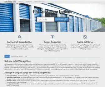 Selfstoragebase.com(Self Storage Units & Facilities) Screenshot