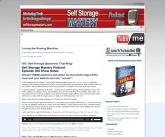 Selfstoragemastery.com(Self Storage Mastery Podcast) Screenshot