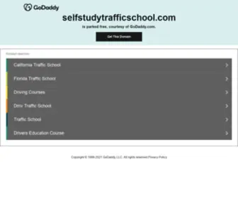 Selfstudytrafficschool.com(Self Study Traffic School) Screenshot