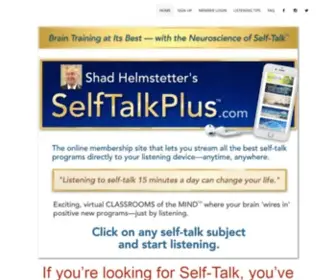 Selftalkplus.com(Listen 15 Minutes A Day For A Lifetime Of Positivity) Screenshot