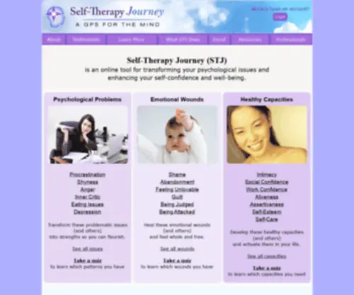 Selftherapyjourney.com(Self-therapy journey) Screenshot