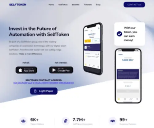 Selftoken.io(Selftoken) Screenshot