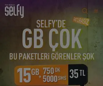 Selfy.com.tr(Türk Telekom'un Yeni Gençlik Dünyası) Screenshot