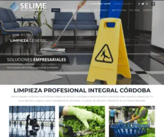 Selimeservicios.com.ar(Limpieza Profesional Integral Córdoba) Screenshot