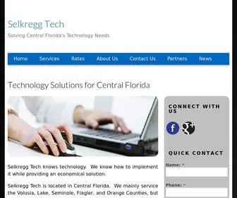 Selkreggtech.com(Managed IT Services For Central FL Businesses) Screenshot