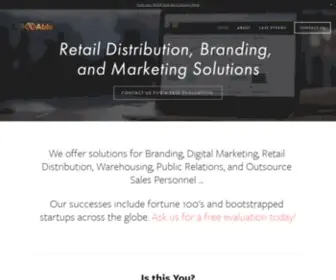 Sell-Able.com(Distribution, Branding, and Marketing) Screenshot