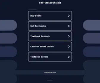 Sell-Textbooks.biz(Sell Textbooks) Screenshot