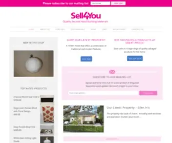 Sell4You.com.au(Buy Second Hand Building Materials Online Melbourne) Screenshot