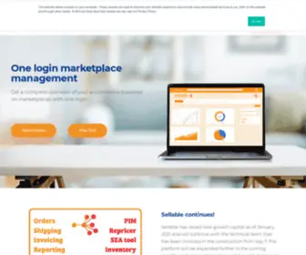 Sellable.app(E-commerce marketplace management platform with one login | Sellable) Screenshot