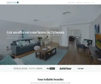 Sellable.com.au(Sell Your Home With Sellable) Screenshot