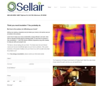 Sellairllc.com(Energy Audit) Screenshot